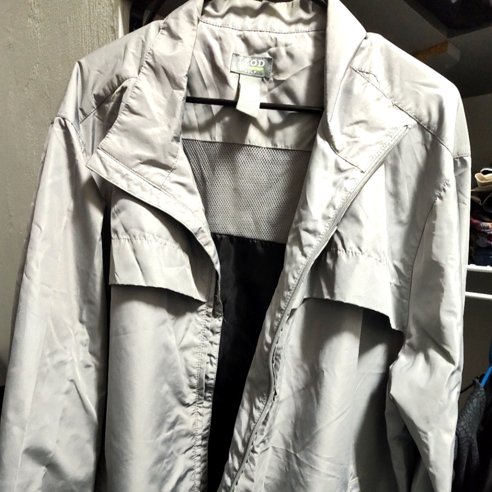 Izod Golf Zip Up Windbreaker